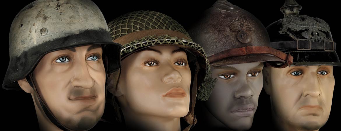 mannequincollection.com c'est plus de 40 modèles de têtes de présentation, exclusifs et inédits conçus par des collectionneurs passionnés.